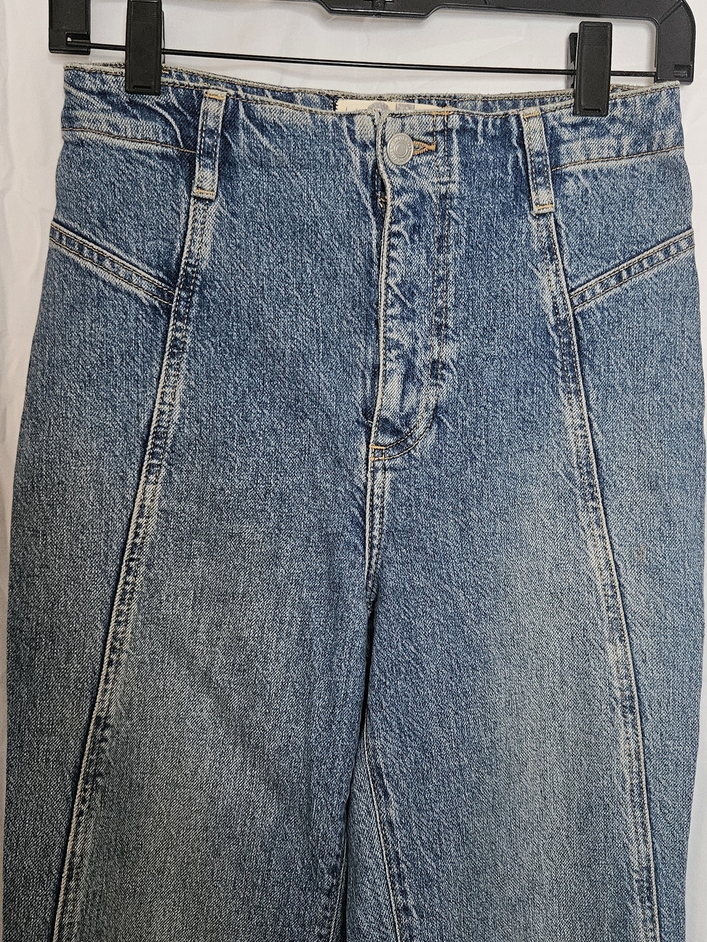 Free People We The Free Florence Flare Jeans Sz 25 Bell Bottom - Picture 4 of 8